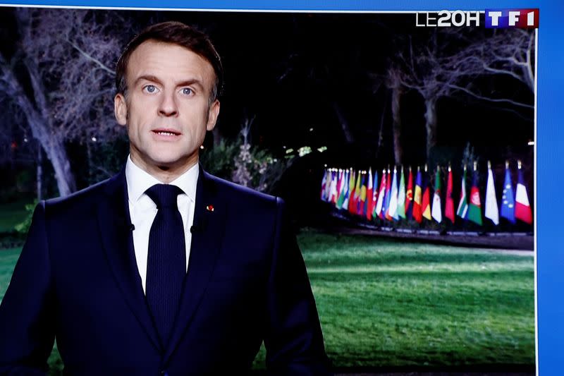 France's President Macron makes New Year address