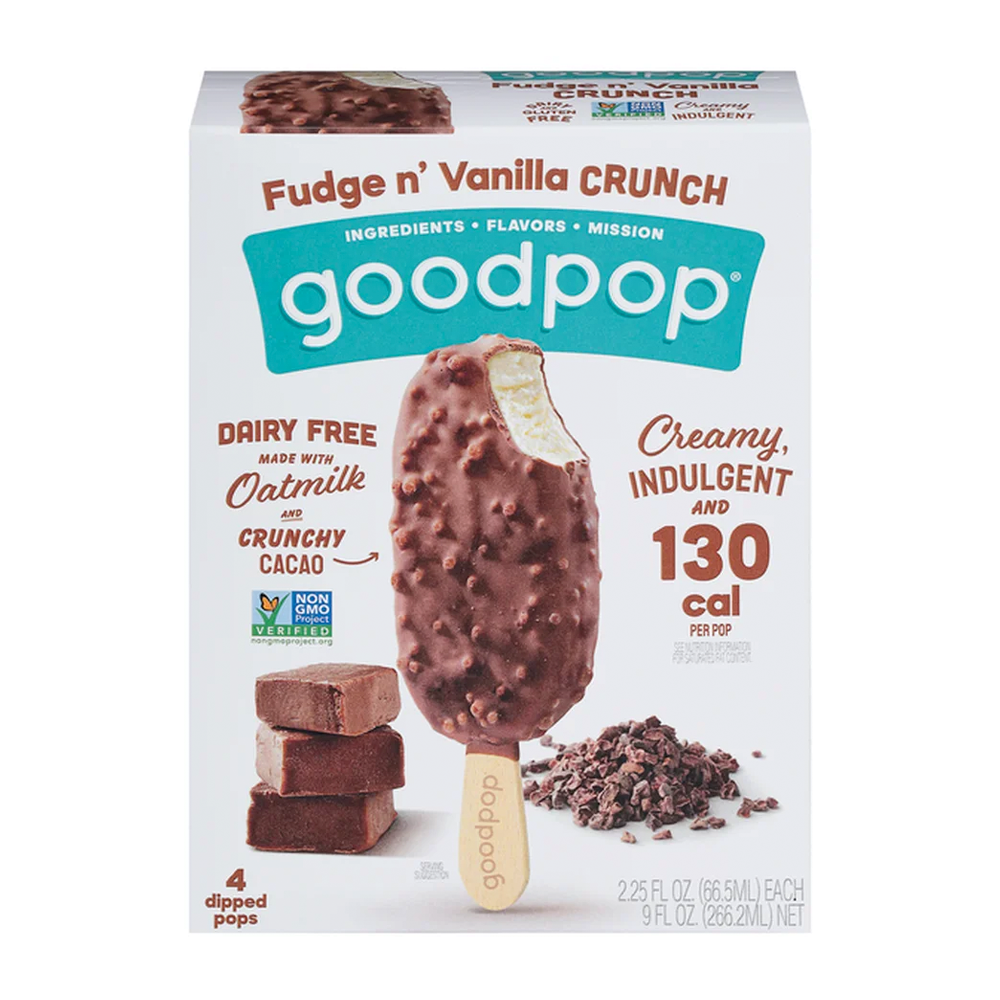 <p><a href="https://go.redirectingat.com?id=74968X1596630&url=https%3A%2F%2Fwww.instacart.com%2Fproducts%2F28006666-goodpop-pops-fudge-n-vanilla-crunch-2-25-fl-oz&sref=https%3A%2F%2F" rel="nofollow noopener" target="_blank" data-ylk="slk:Shop Now;elm:context_link;itc:0;sec:content-canvas" class="link rapid-noclick-resp">Shop Now</a></p><p>Fudge n’ Vanilla Crunch Pop</p><p>$4.19</p><span class="copyright">Goodpop</span>