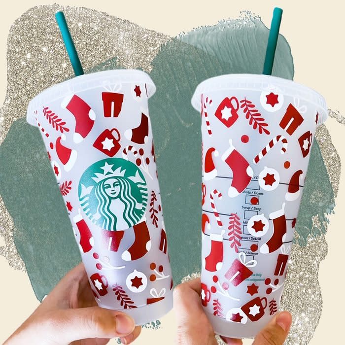 Christmas Starbucks Tumbler