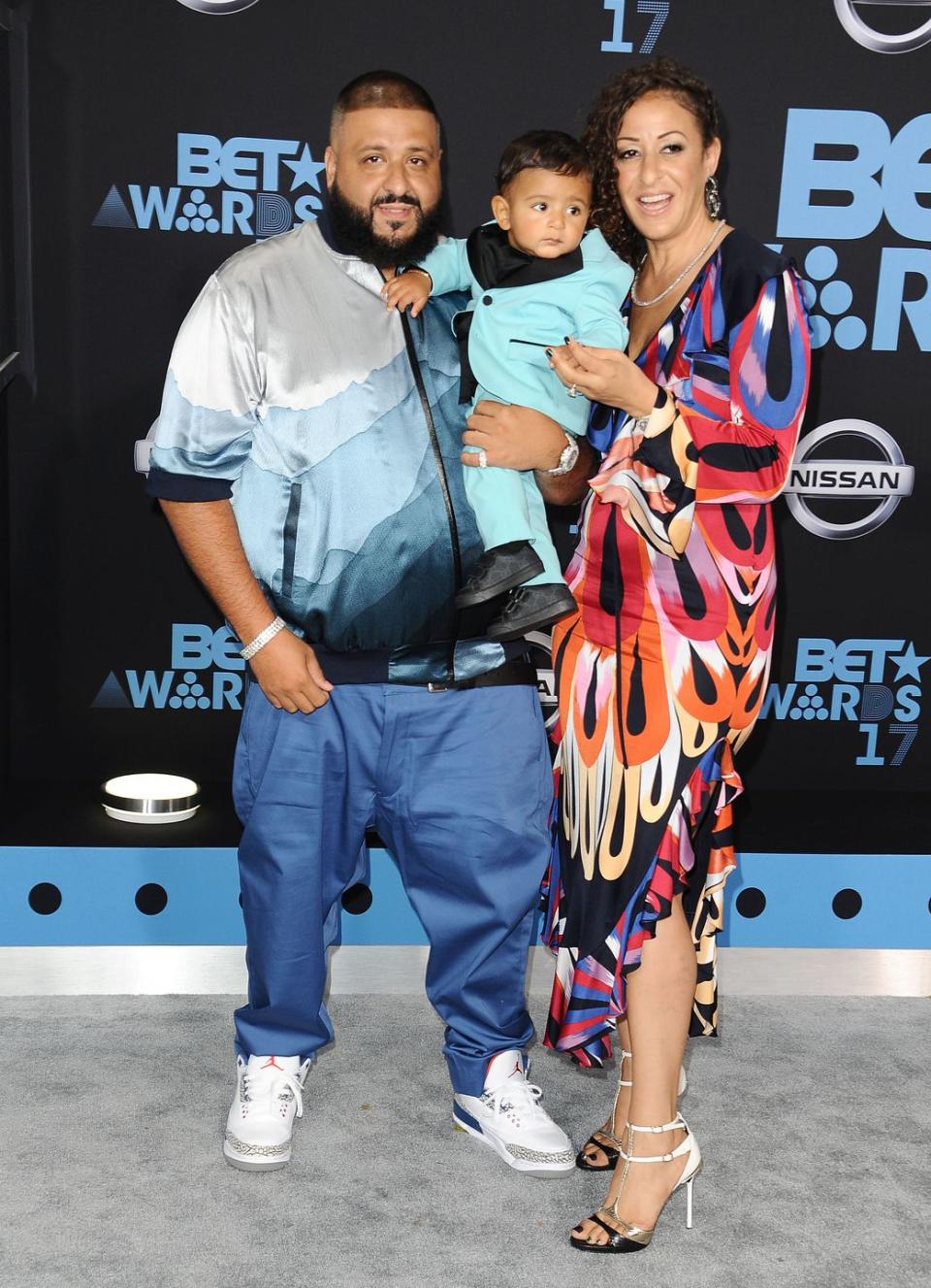 DJ Khaled, Nicole Tuck, and Asahd Tuck Khaled