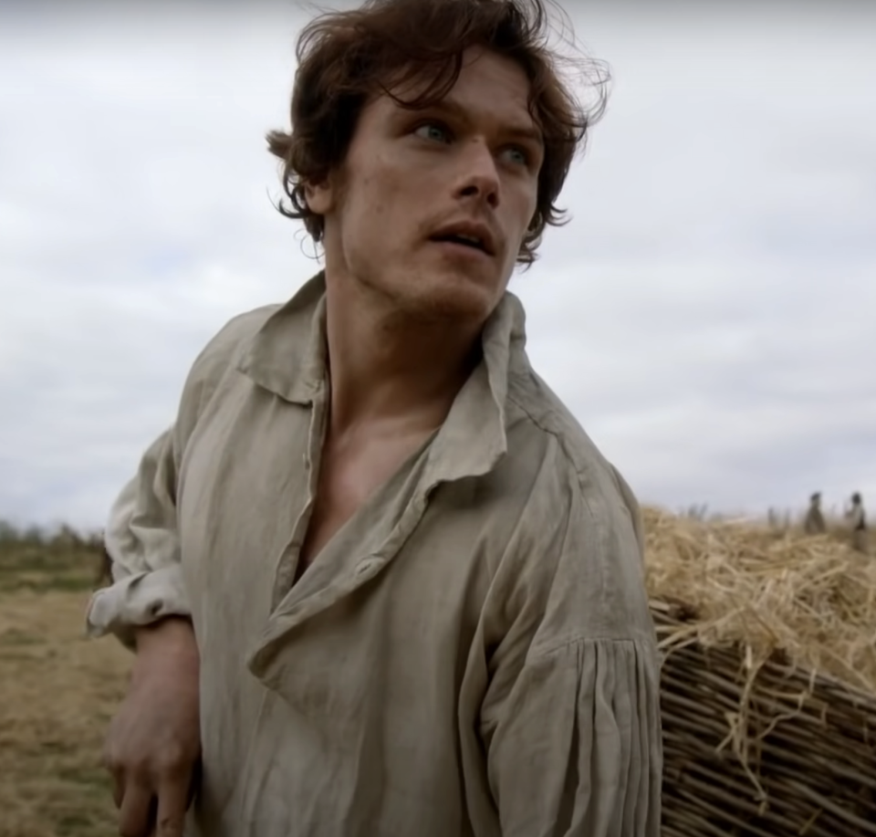 Sam Heughan in "Outlander"