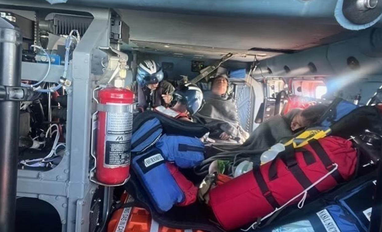 Coast Guard rescues 3 overdue boaters offshore Empire, La. (U.S. Coast Guard)