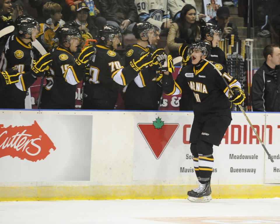 Nail Yakupov of the Sarnia Sting. Photo by Aaron Bell/CHL Images.