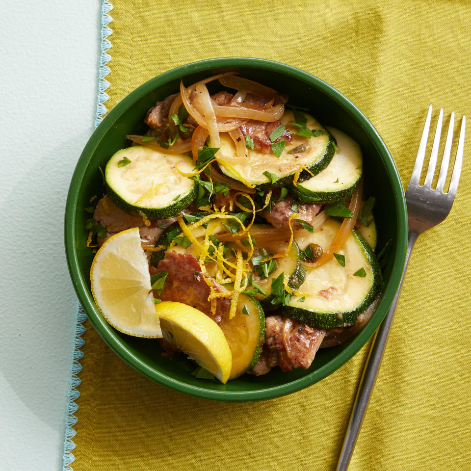 Stir-Fried Pork Piccata