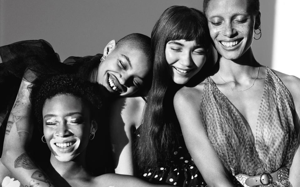 winnie harlow rowan blanchard slick woods adwoad aboah - Credit: Photography: Alasdair McLellan Styling: Katie Grand