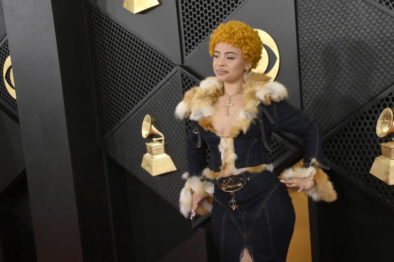 Ice Spice attends the Grammy Awards in February. File Photo by Jim Ruymen/UPI