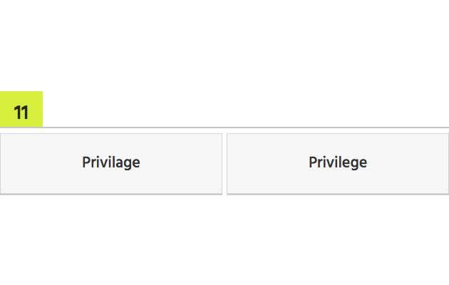 Answer: Privilege