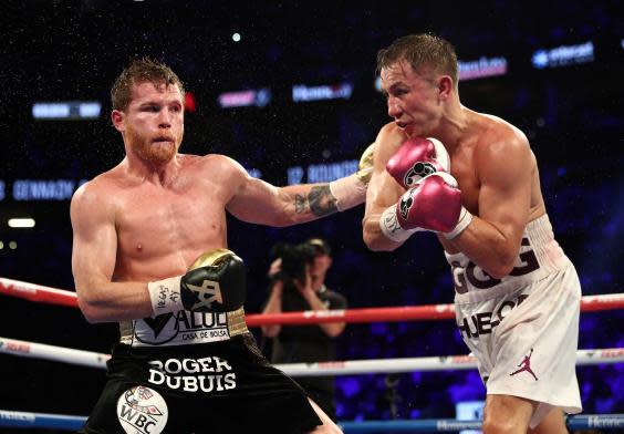 Canelo is now likely to fight Golovkin for a third time (Getty)