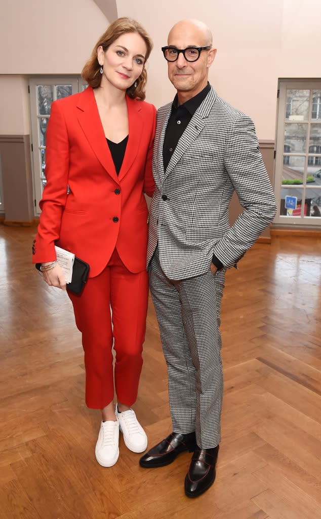 <p>Felicity Blunt & Stanley Tucci</p>