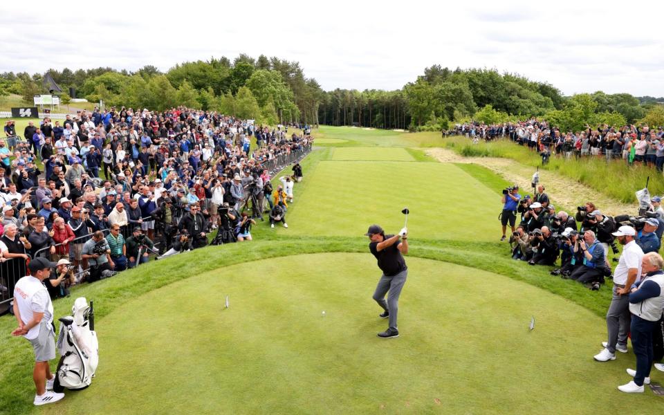 Phil Mickelson at Centurion - GETTY IMAGES