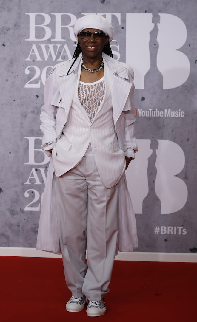 Nile Rogers at the 2019 Brit Awards