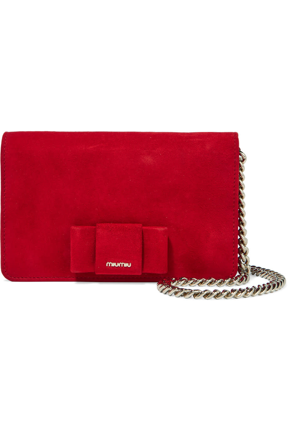 <p>But Kate’s not opposed to trying out new styles. This girly clutch from Miu Miu recently went on it’s first outing from what we can gather. Can’t wait to see how she rocks it next time. <i>(Approx. $1,320 <a href="https://www.net-a-porter.com/ca/en/product/740063?cm_mmc=LinkshareUS-_-J84DHJLQkR4-_-Custom-_-LinkBuilder&siteID=J84DHJLQkR4-LqGvXu2wDCgbqPXz7_neAQ" rel="nofollow noopener" target="_blank" data-ylk="slk:at Net-a-Porter;elm:context_link;itc:0;sec:content-canvas" class="link ">at Net-a-Porter</a>)</i></p>