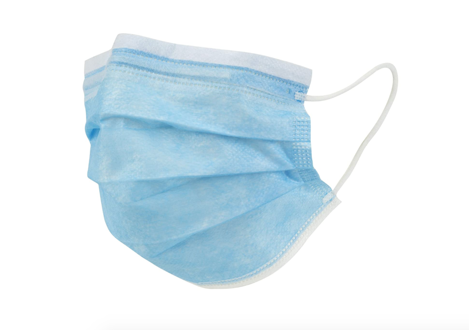 5) Single Use Disposable Face Mask (Pack of 50)