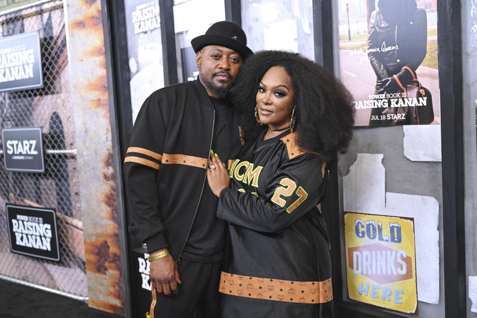 Photo by: NDZ/STAR MAX/IPx 2021 7/15/21 Omar Epps and Keisha Epps at the premiere of 'Power Book III: Raising Kanan' Global Premiere Event And Screening In New York City.