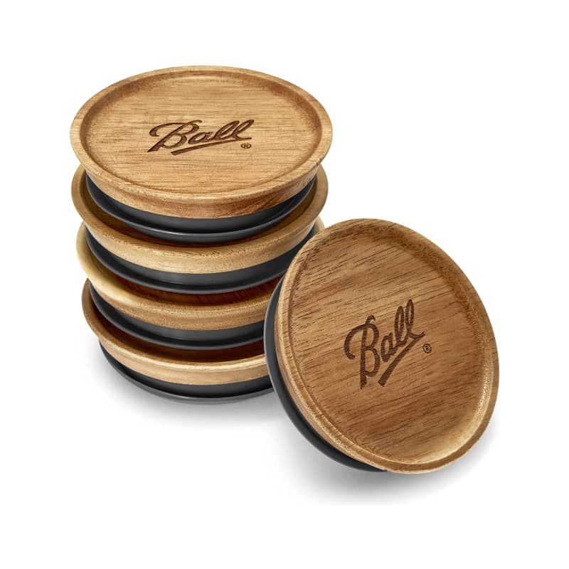 Ball Jar Wooden Storage Lids, Regular