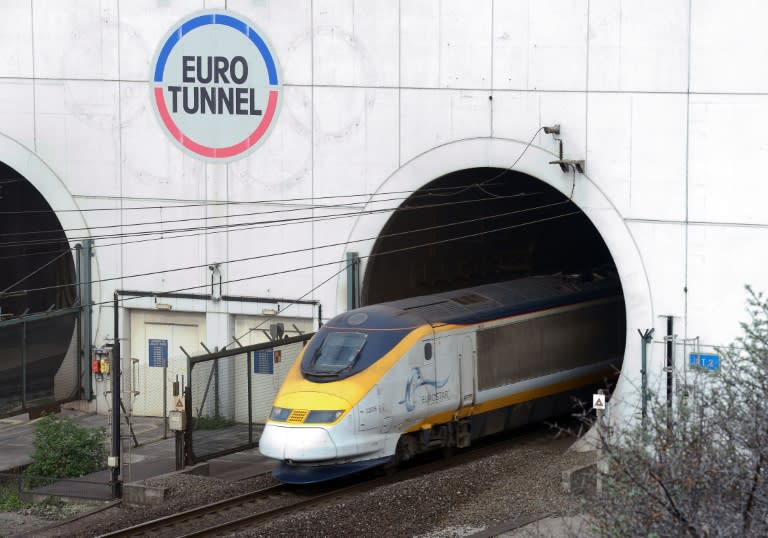 The body of a teenage migrant was found on a train that arrived in Britain from France on Thursday, police and a spokeswoman for the cross-Channel rail operator Eurotunnel said