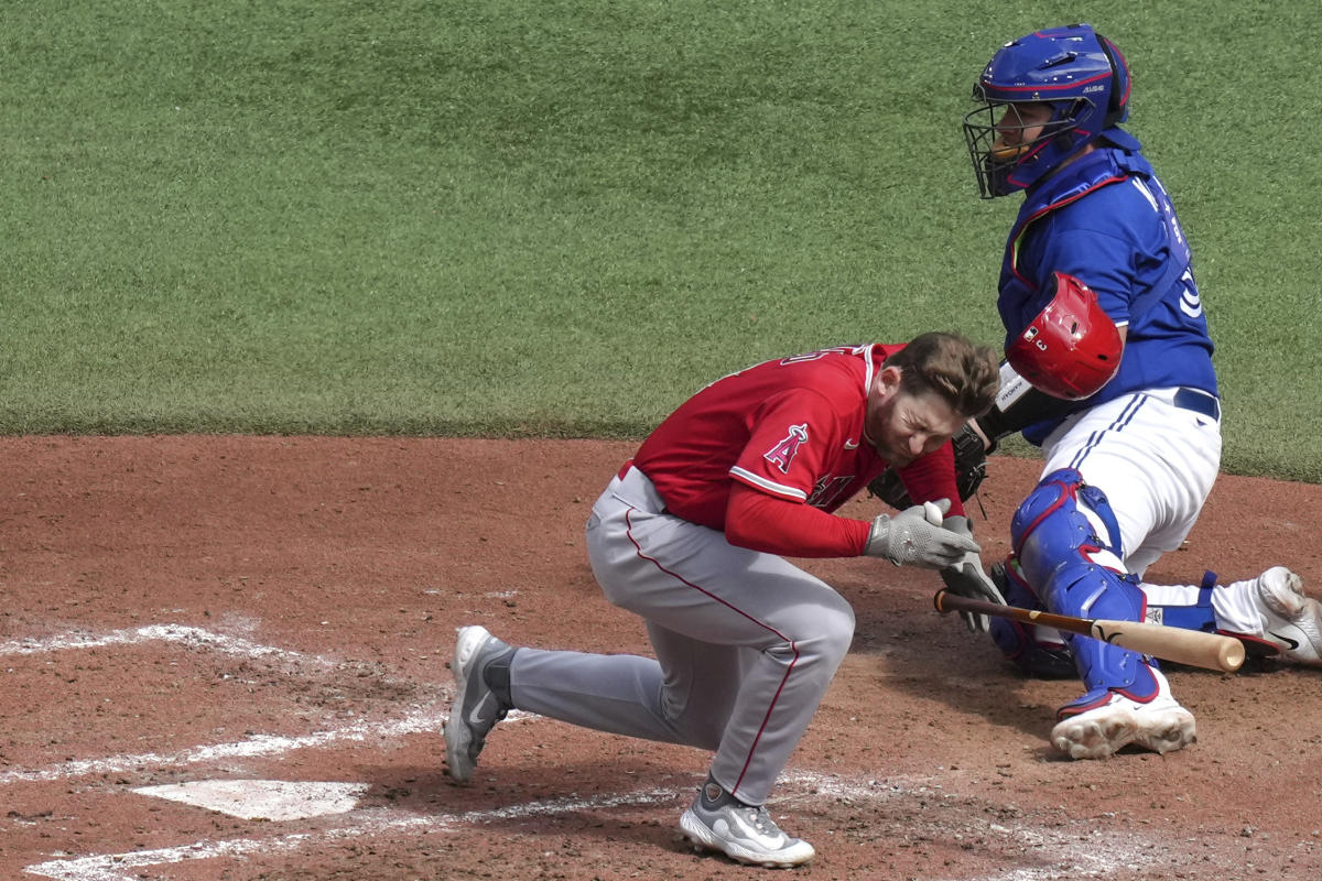 Angels outfielder Taylor Ward placed on IL with facial fractures