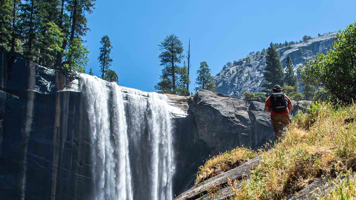 <span class="article__caption">Hiking up to Vernal Falls via the Mist Trail.</span> (Photo: Tony McDaniel/Yosemite Mariposa County Tourism Bureau)