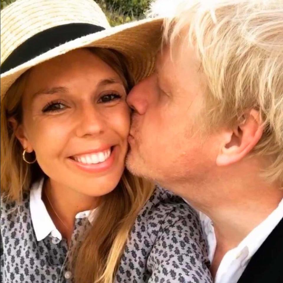 Carrie and Boris got engaged in 2019