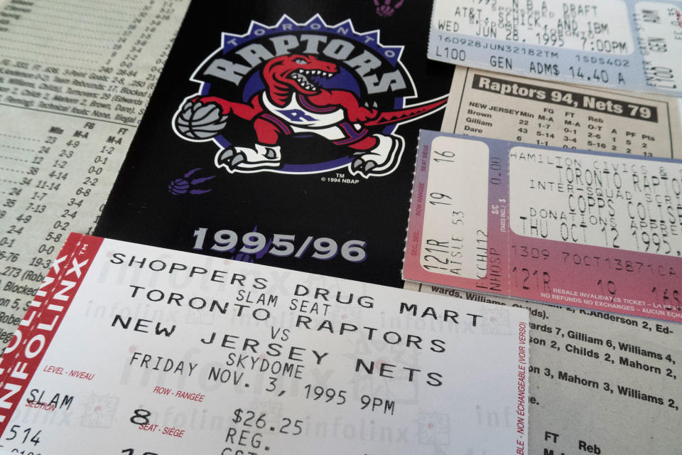 Raptors tickets were a little more accessible 25 years ago. (Graeme Roy/CP)