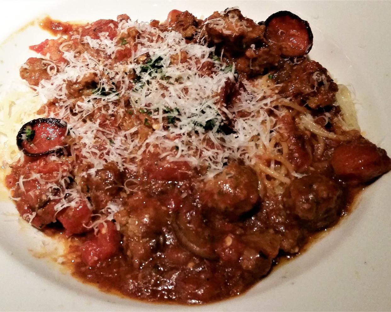 Pasta Napoletana from the Cheesecake Factory