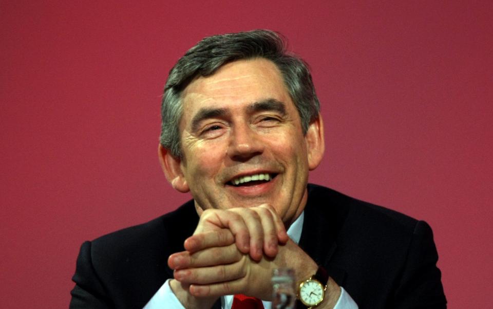 Gordon Brown, pictured during his time as Prime Minister in 2007 - Bloomberg