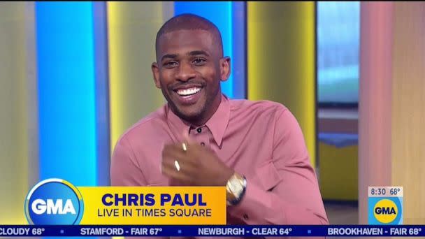 PHOTO: Chris Paul on GMA (ABC News)