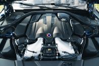 <p>For the B7, Alpina modifies BMW's twin-turbo 4.4-liter V-8 to produce 600 horsepower and 590 lb-ft of torque. </p>