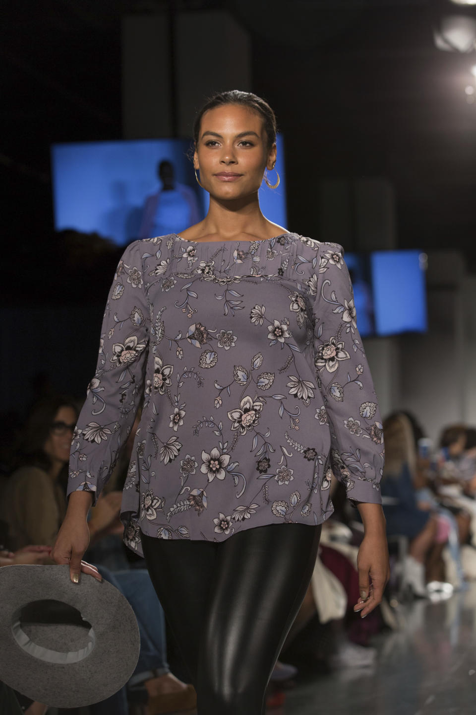 The Loft spring 2019 collection is modeled during Fashion Week Friday, Sept. 7, 2018, in New York. (AP Photo/Kevin Hagen).