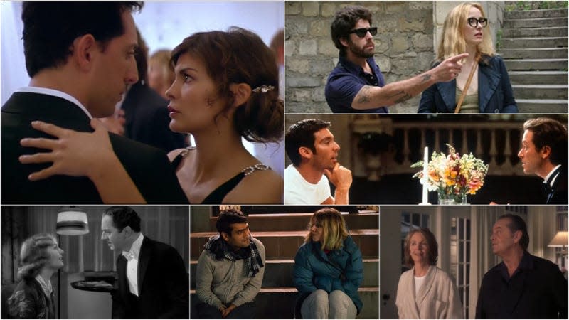 Clockwise from top left: Priceless (Screengrab); 2 Days In Paris (Screengrab); Jeffrey (Screengrab); Something’s Gotta Give (Screengrab); The Big Sick (Amazon/Lionsgate); My Man Godfrey (Screengrab)