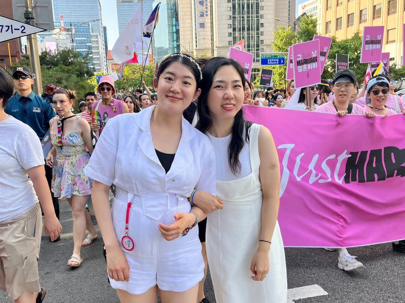 South Korea's LGBT supporters hold Pride parade in Seoul