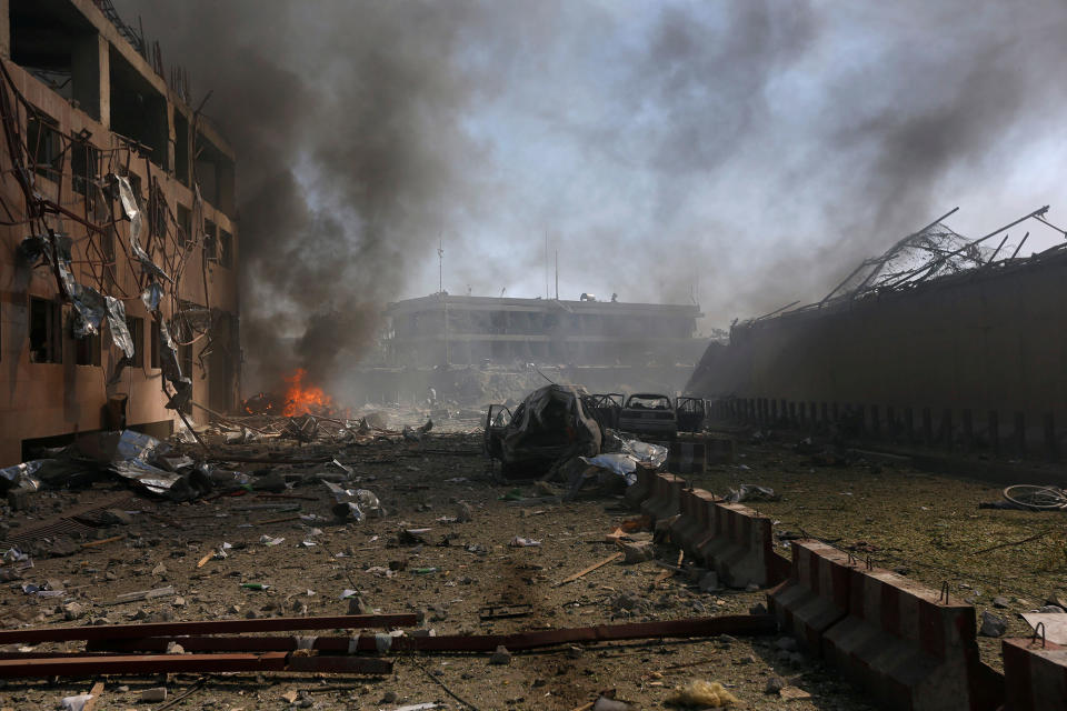 Powerful bomb kills dozens in Kabul, Afghanistan