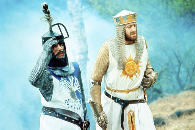 <p>Everett</p> Terry Jones and Graham Chapman in 'Monty Python and the Holy Grail'