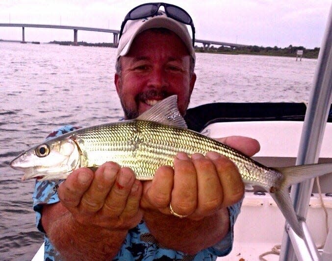 Bonefish aren't rare, but it's certainly rare to catch one near the Port Orange bridge. Answering last week's call for unusual local catches, Craig Patterson sent along this common Florida Keys catch that was way off course.