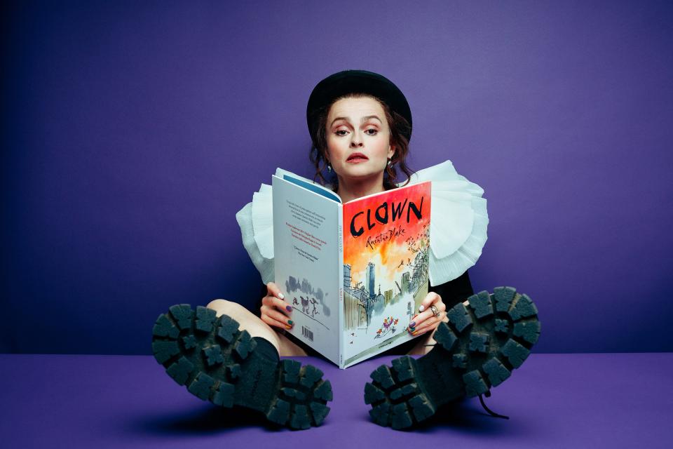 <p>Helena Bonham Carter narrates the animated version of Quentin Blake's Clown</p>Channel 4/Charlie Clift