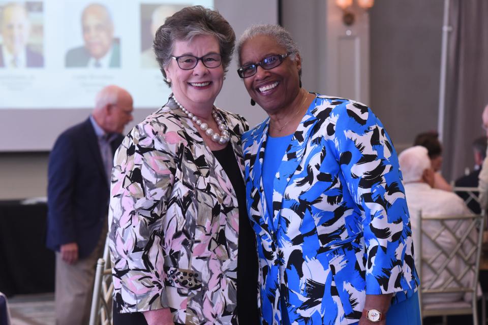 Former StarNews Lifetime Achievement Award winners Tannis F. Nelson and Linda Pearce Thomas during the StarNews Lifetime Achievement Awards luncheon in 2017 at the Terraces at Sir Tyler in Wilmington.