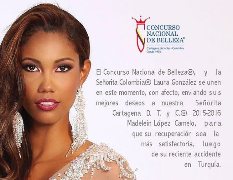 Madeleine López Carmelo, señorita Cartagena 2015/Concurso Nacional de Belleza