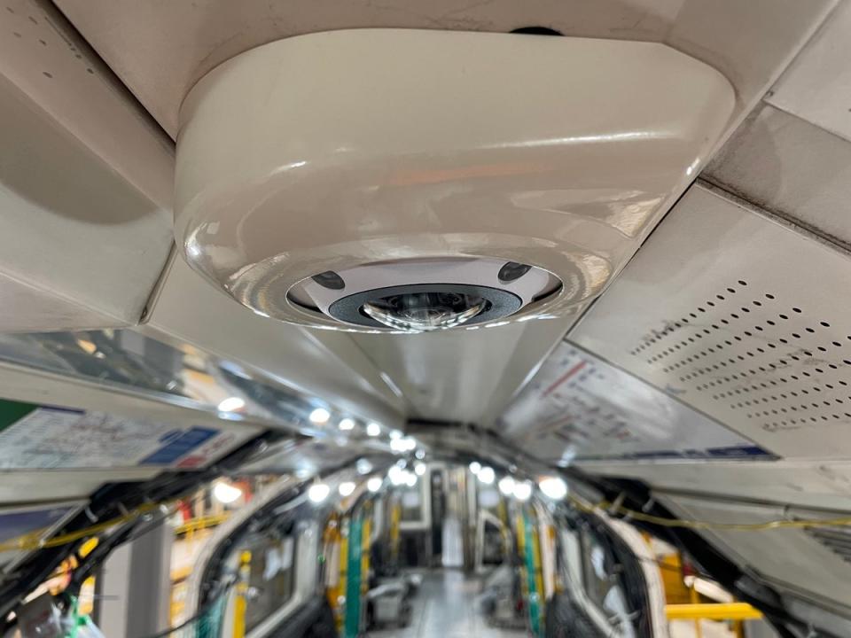 CCTV cameras are being retro-fitted to the Central line (Ross Lydall)