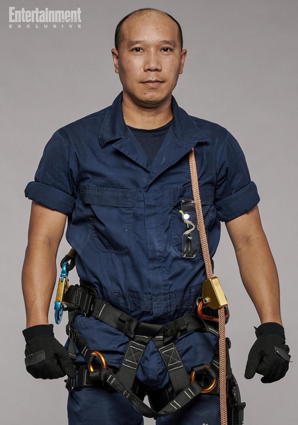 Kenji Ngo from the CBS original series TOUGH AS NAILS