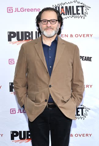 <p>Jamie McCarthy/Getty </p> Michael Stuhlbarg attends the opening night Of Free Shakespeare In The Park's 'Hamlet' at Delacorte Theater on June 28, 2023 in New York City