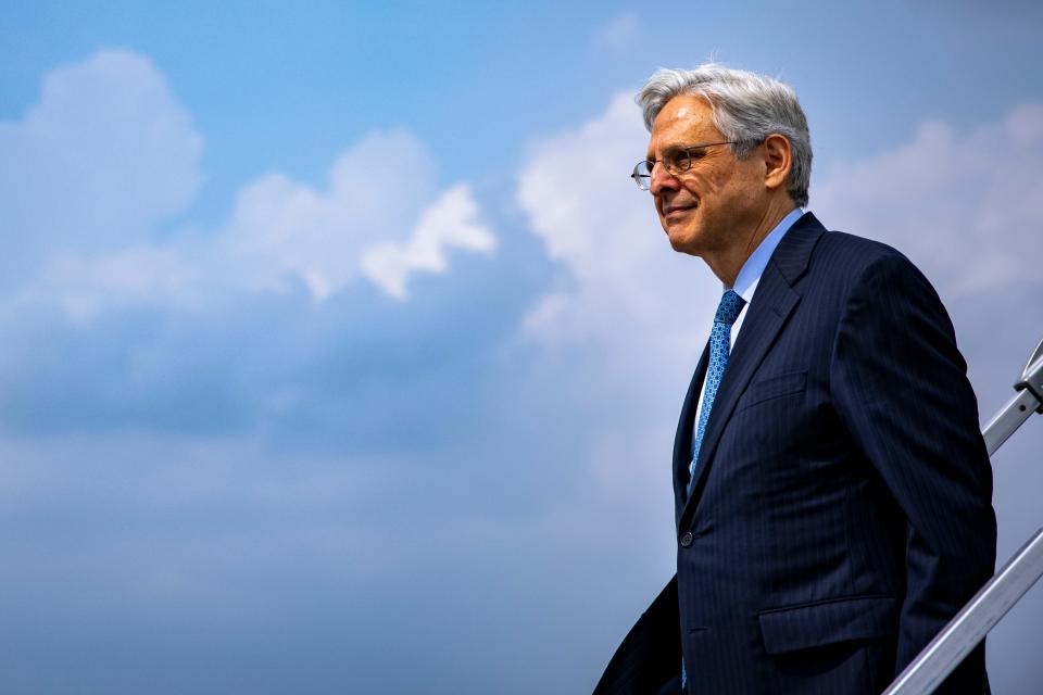 Attorney General Merrick Garland calls a Texas abortion law a "scheme to nullify the Constitution."