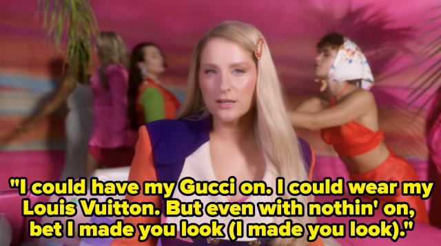 Meghan Trainor - Made You Look (Lyrics) I *could have* my gucci on  https://