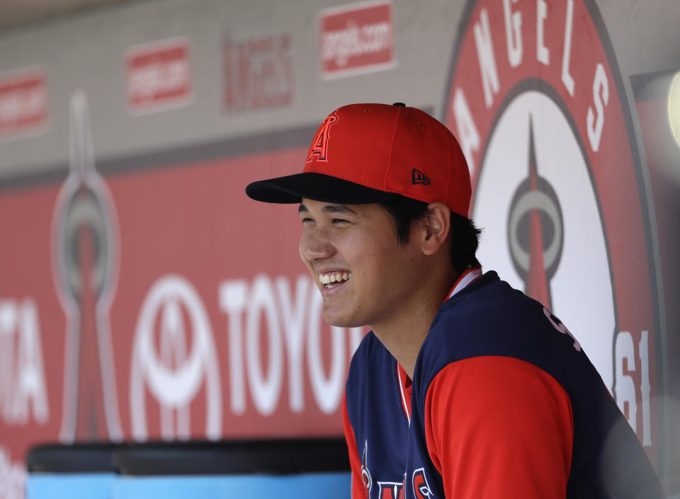 There’s a chance Shohei Ohtani could return as a hitter in 2019 while recovering from Tommy John surgery. (AP)