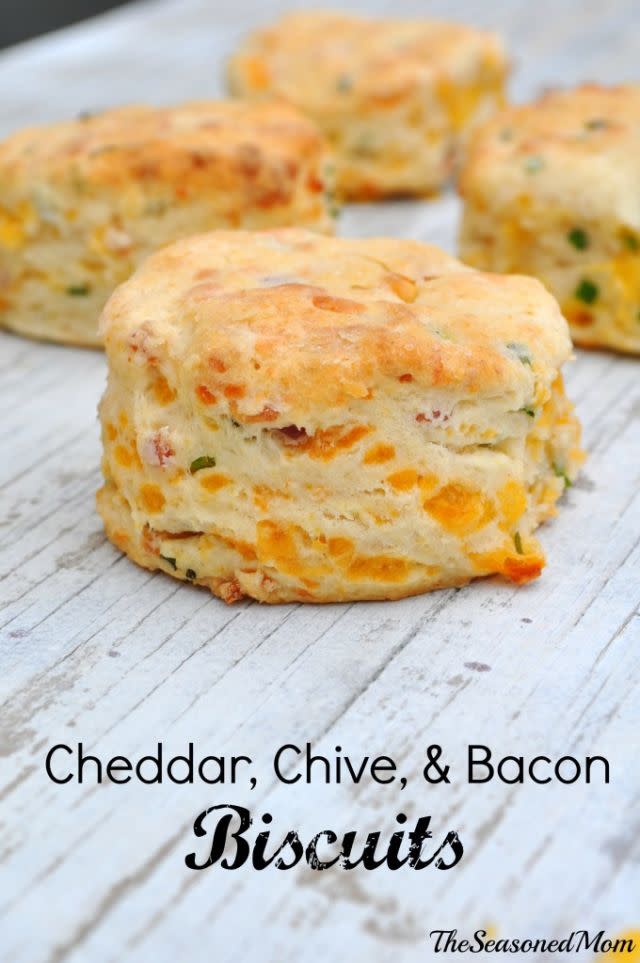 Cheddar, Chive, and Bacon Biscuits