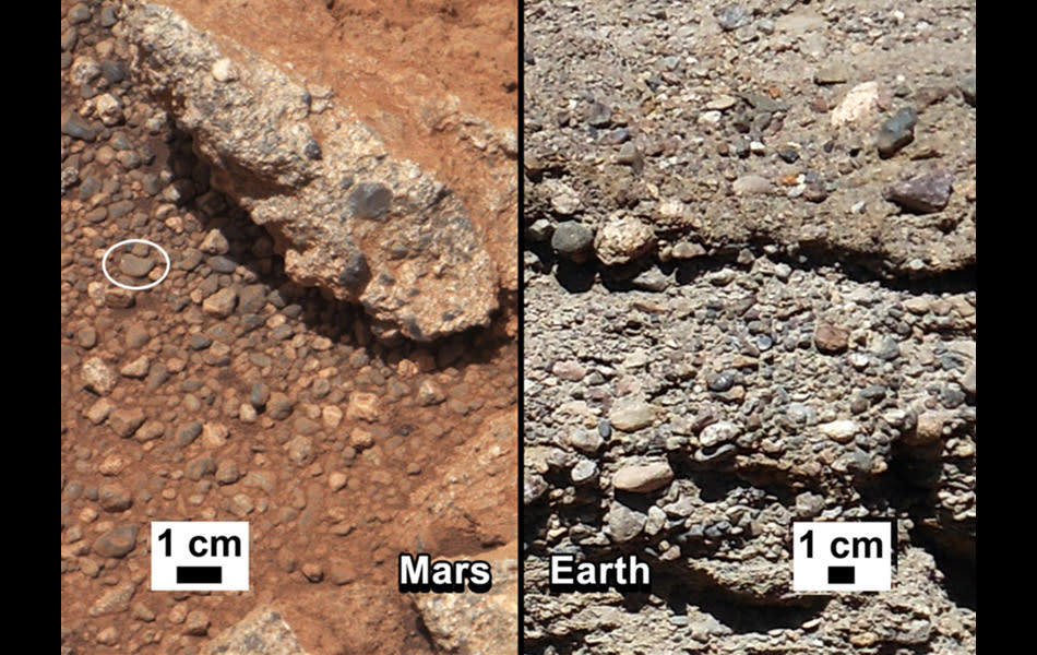 Mars rover finds first evidence of water - a river of it