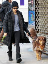 <p>Seyfried took Finn for a fashion-forward stroll in a set of black button-up Ugg boots (shop a similar pair here: $170; <a rel="nofollow noopener" href="http://www.anrdoezrs.net/links/7799179/type/dlg/sid/ISUggsIJJan/fragment/start%3D8%26cgid%3Dwomen-boots-classic-boots/http://www.ugg.com/women-boots-classic-boots/bailey-button-ii/1016226.html?dwvar_1016226_color=SAN" target="_blank" data-ylk="slk:ugg.com;elm:context_link;itc:0;sec:content-canvas" class="link ">ugg.com</a>).</p>
