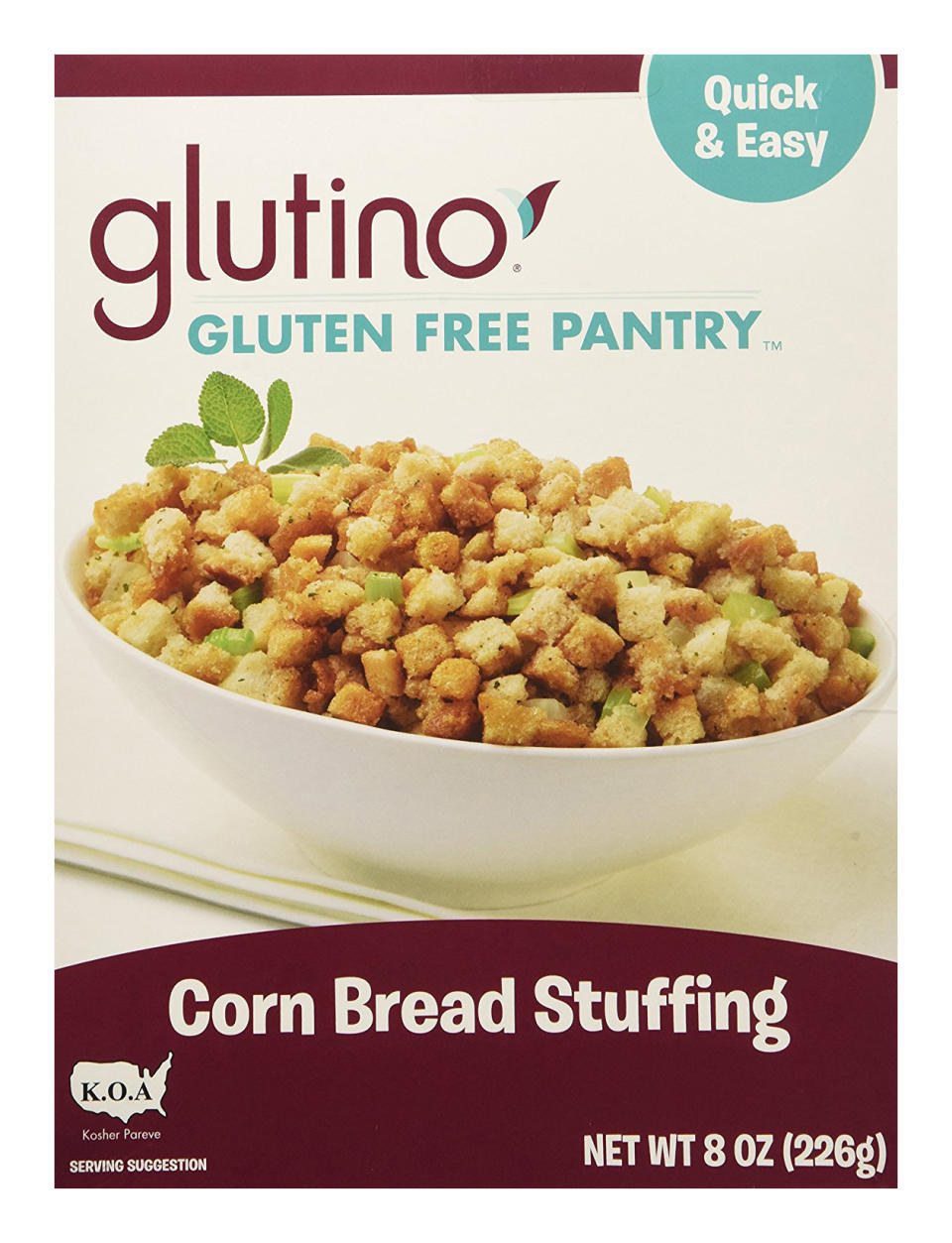 Glutino Cornbread Stuffing