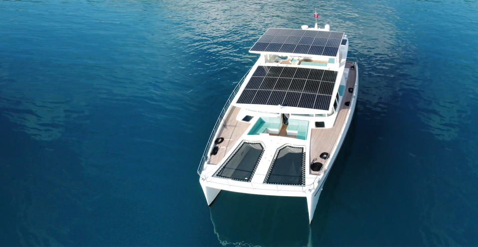 6) A 74-Foot Neiman Marcus Edition Serenity Solar Yacht: $7,100,000