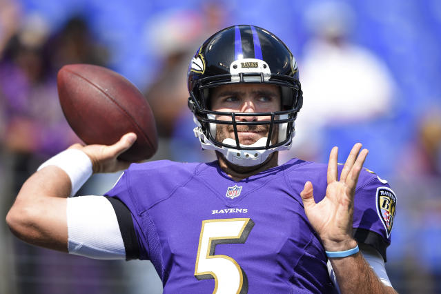 Joe Flacco led the league in holding on to the ball - NBC Sports