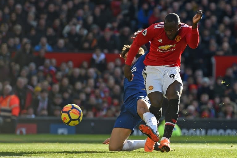 Manchester United's top scorer Romelu Lukaku is an injury doubt